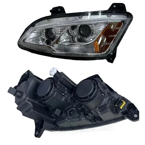 AMR Headlight Chrome Assy Halogen for Next Gen Peterbilt 579, 2023+