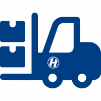 forklift loading and unloading trailers